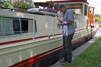 Painting at Bignicourt - June 2008.