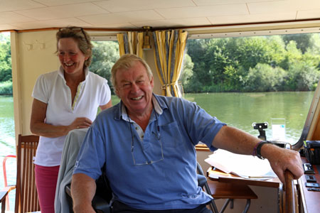 The Mosselle; Cruising with David & Juliet along the Moselle river in 2013.