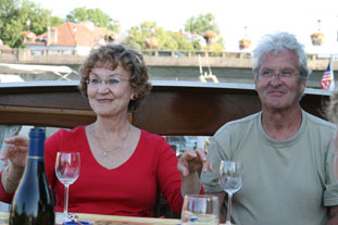 Meaux - Dinner aboard Festina Tarde -2008.