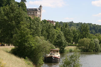 Liverdun mooring on the Mosselle - 2008.