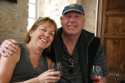 Santenay - 2008; with Deb & Rod.